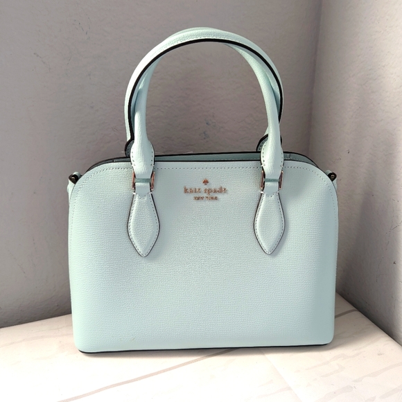 kate spade Handbags - NWT Kate Spade New York Darcy Small Satchel Leather Crossbody in Turquoise